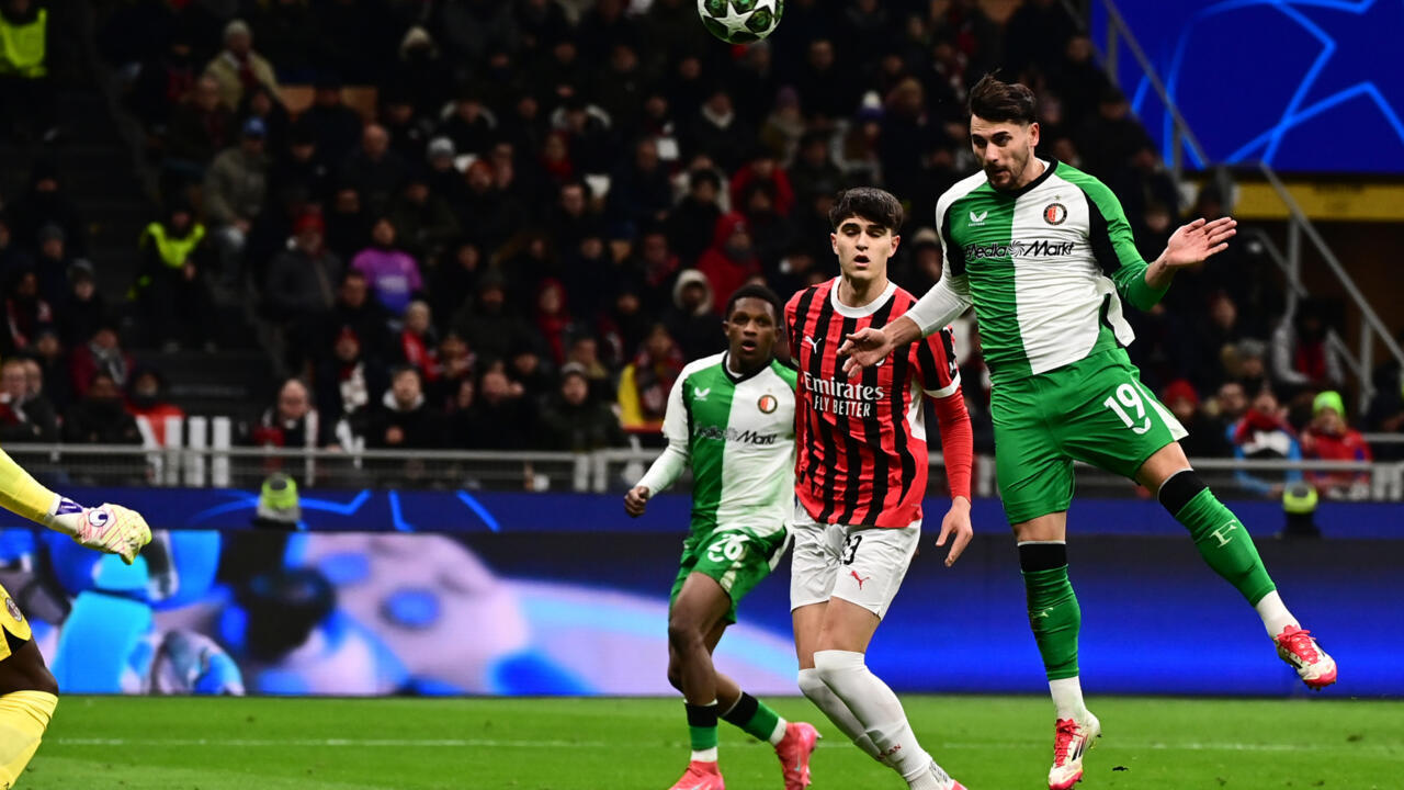 Feyenoord reach Champions League last 16 as Hernandez lets down AC Milan